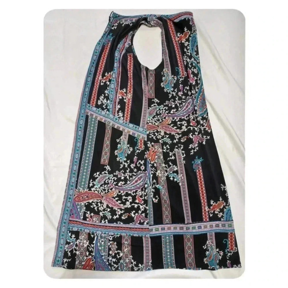 Nicole By Nicole Miller Multicoloured Sleeveless Shift Paisley Dress Size Large - Picture 4 of 8